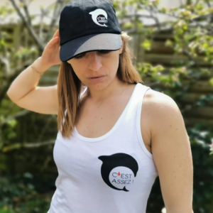 Casquette noire en coton bio