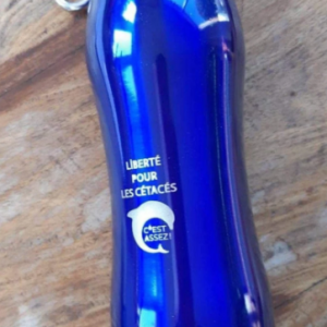 Gourde bleue en inox