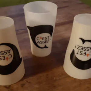 Gobelet C'est Assez! en algue et plastique recyclé