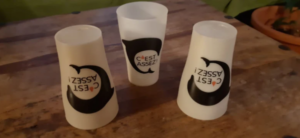 Gobelet C'est Assez! en algue et plastique recyclé