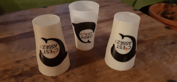 Gobelet C'est Assez! en algue et plastique recyclé